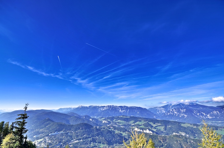 Sonnwendstein, Schneealm, Rax und Schneeberg und eine traumhafte Wolkenformation