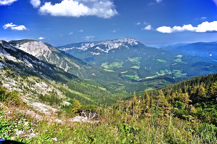 Blick von Schneealm