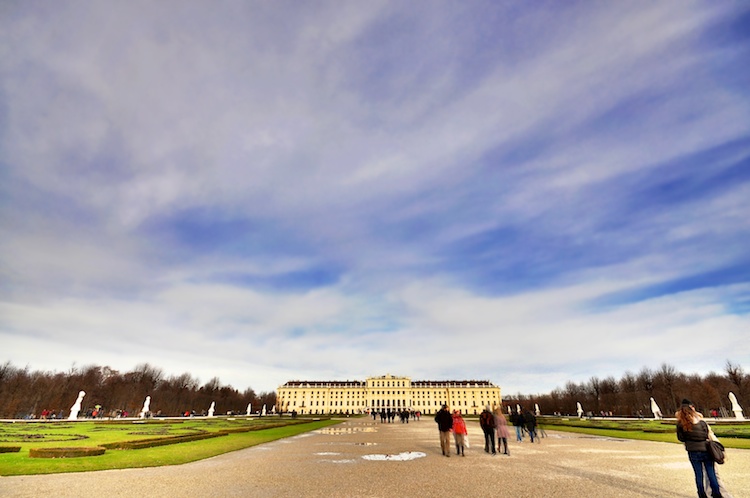 Wien - Schloss Schönbrunn Rückseite